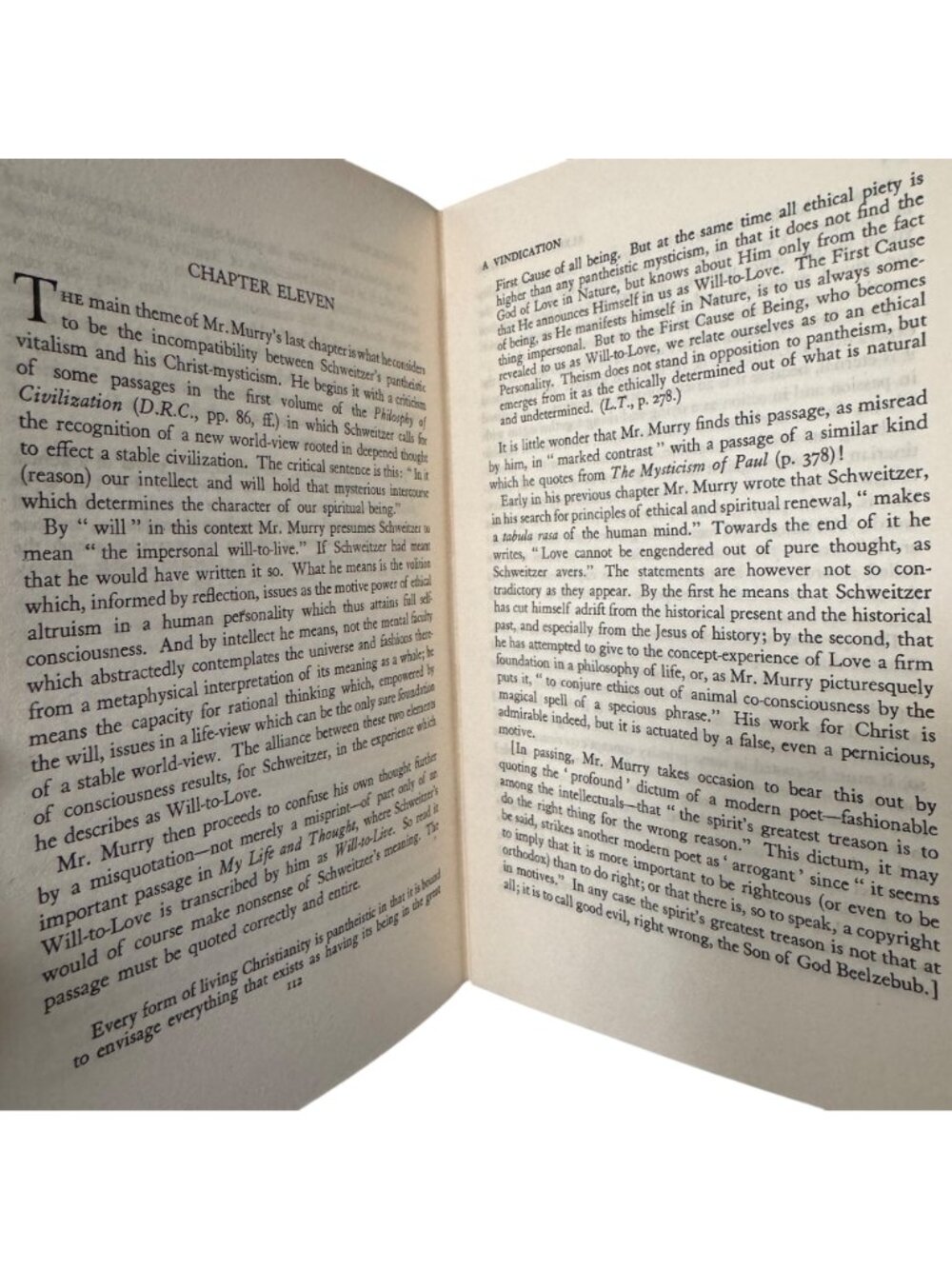 Albert Schweitzer A Vindication George Seaver HC 1950 First Edition James Clark - Picture 14 of 16